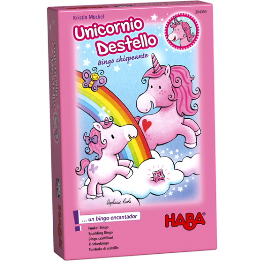 Unicornio Destello-Bingo chispeante